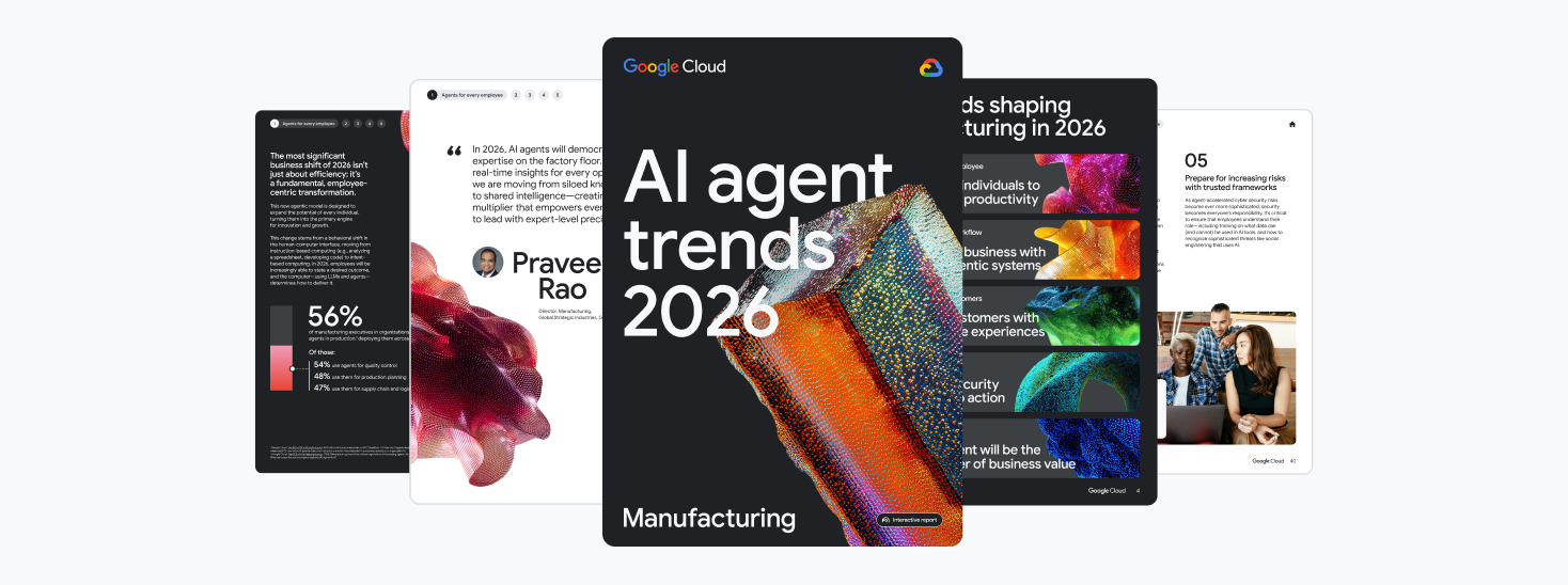 AI agent trends in manufacturing 2026