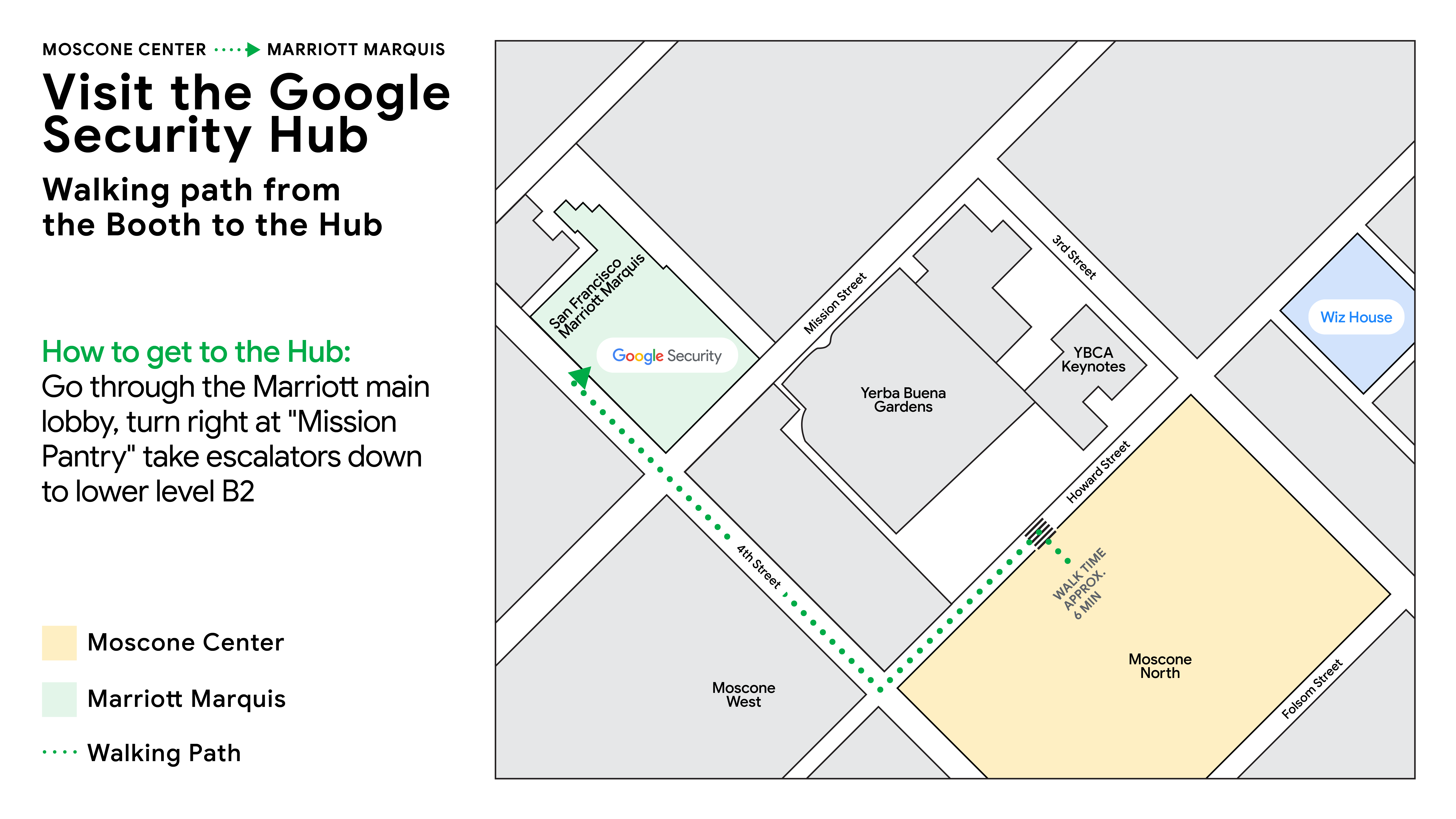 Map to Marriott Marquis