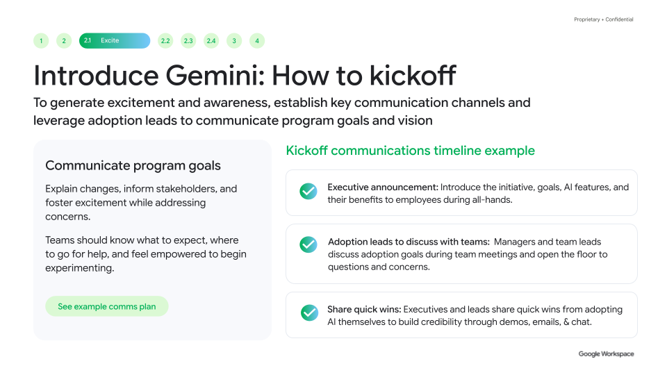Introduce Gemini: How to kickoff