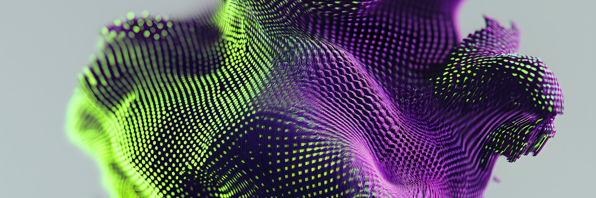 Green and purple design