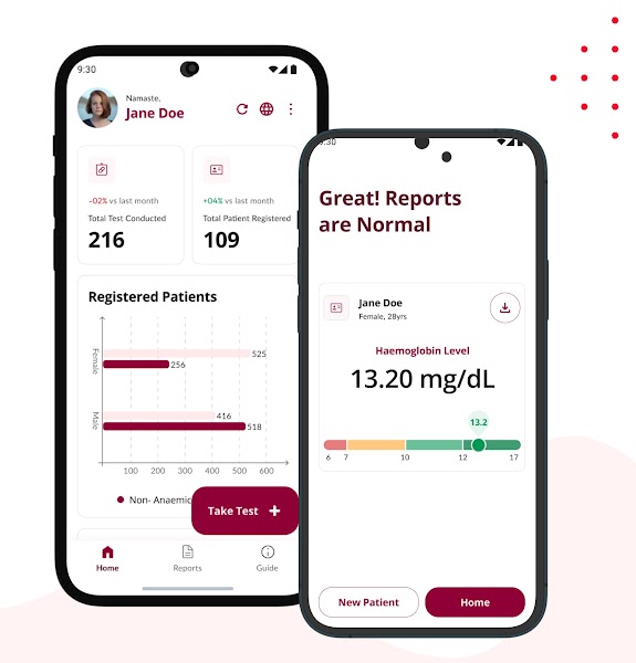 SmartQR on mobile phone screen
