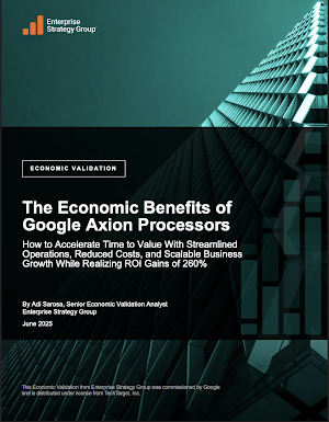 Economic benefit of Google Axion Processors