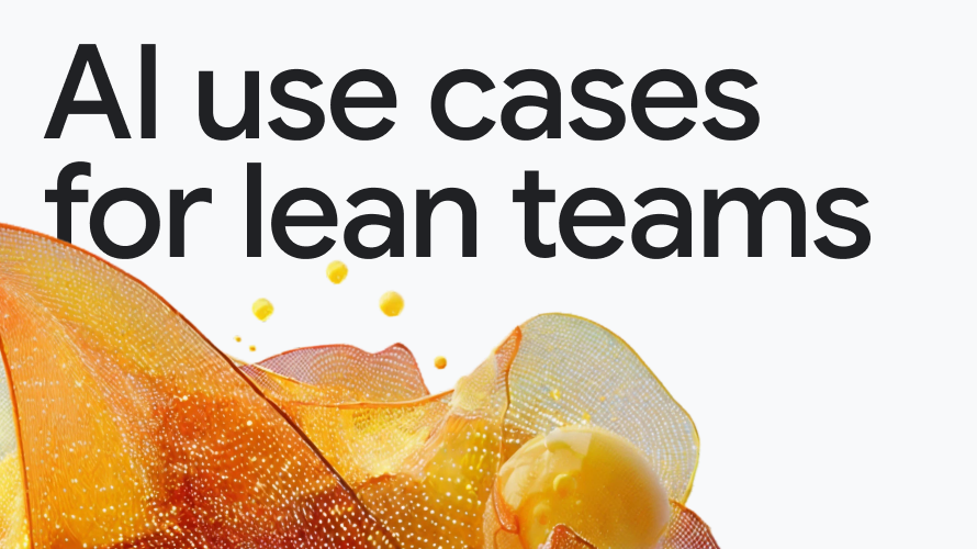 AI use cases for lean teams