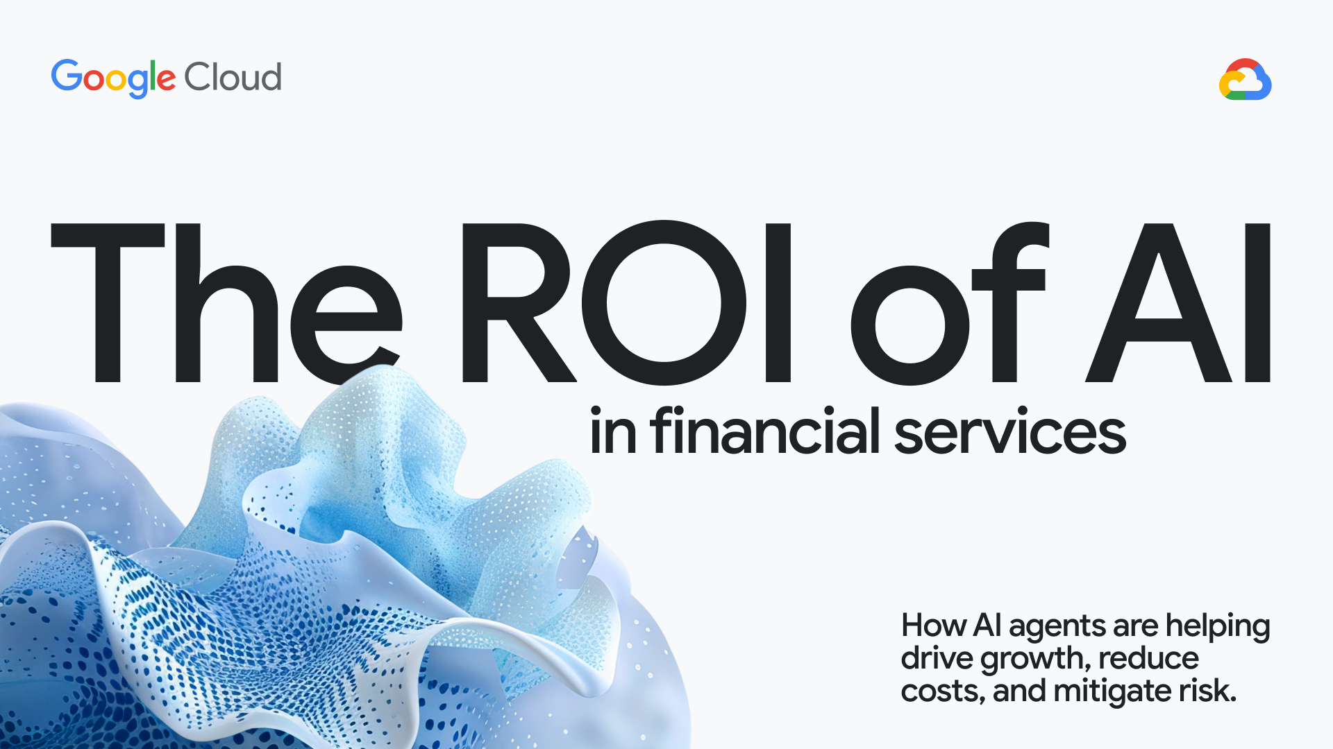 The ROI of AI in financial services