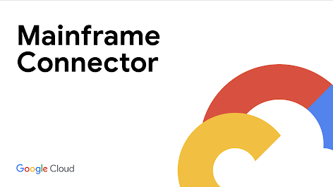 畫面上有 Mainframe Connector 字樣與 Google Cloud 標誌