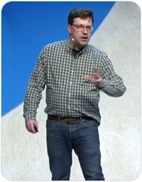 Dave Stanke wearing a checkered shirt