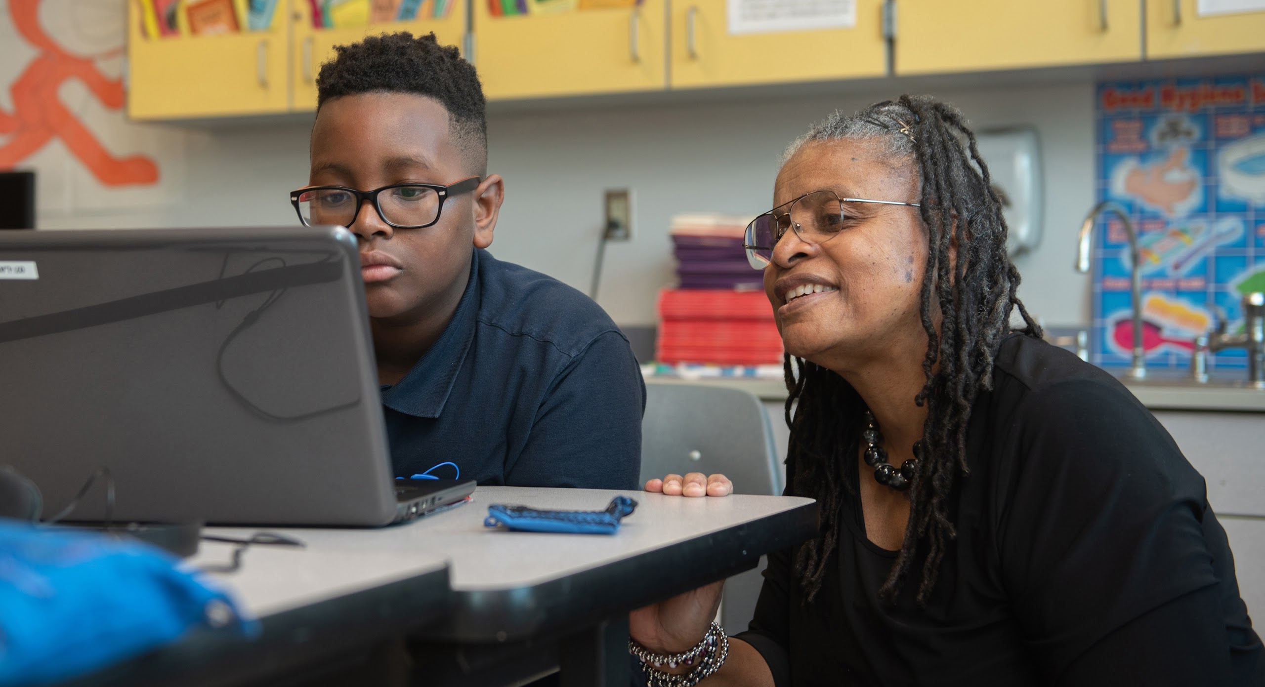 Mildred Johnson uses CS First as project-based learning for science and social studies