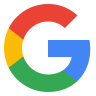 Google letter G with red, yellow, green and blue segments