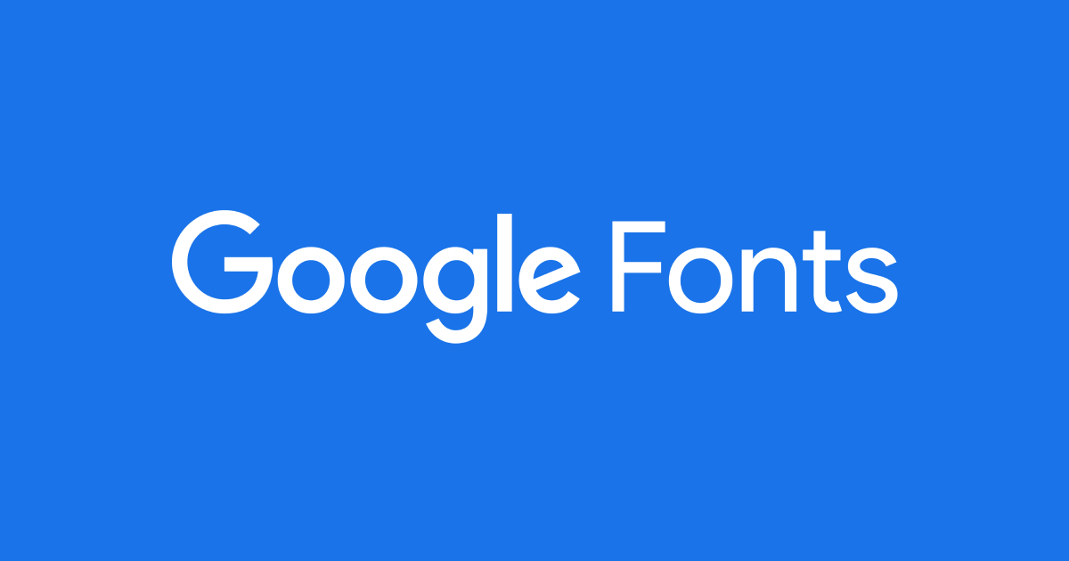 Google Fonts thumbnail