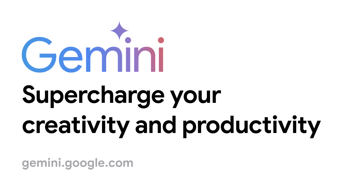 Ready go to ... https://gemini.google.com/ [ âGemini - chat to supercharge your ideas]