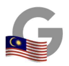 An illustration of the letter G next to the Malaysian flag