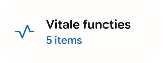 Google Health Coach-chip voor vitale functies