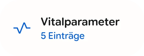 Google Health Coach Vitalwert-Chip