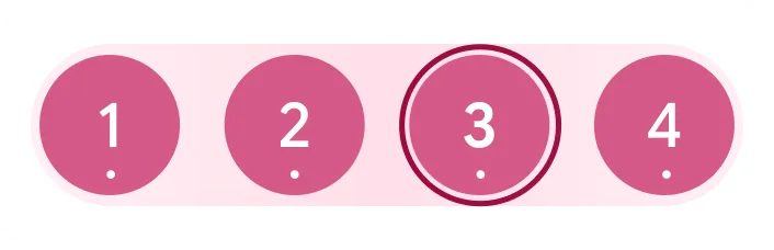 Google Health アプリに表示される、女性の健康に関わる月経周期日数の画像。
