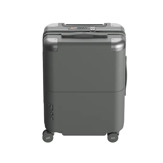 Gray July CaseSafe luggage. 