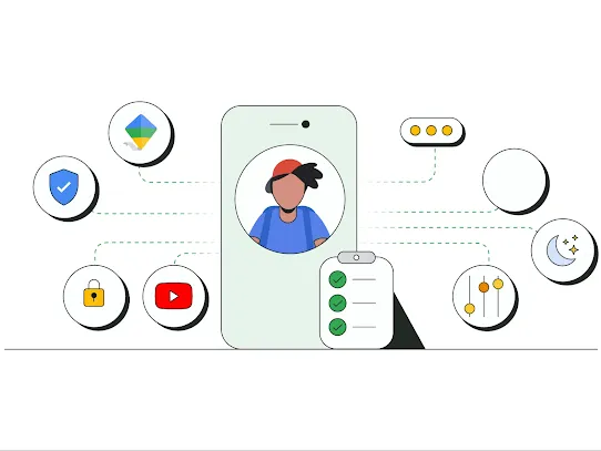 Underwater shot of dolphins.