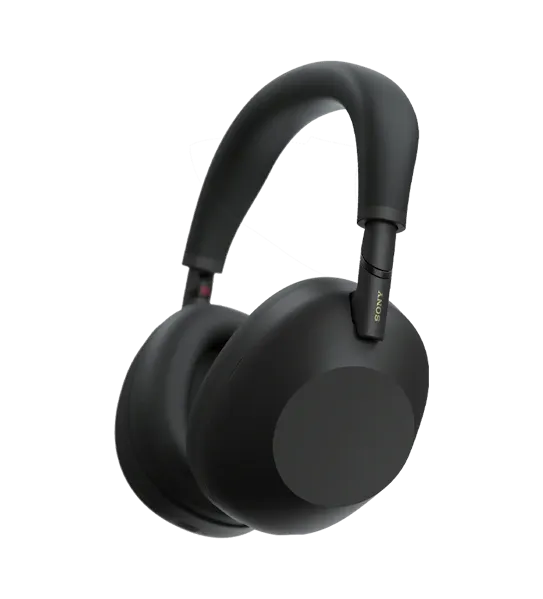Black Sony WH-1000XM6 headphones 