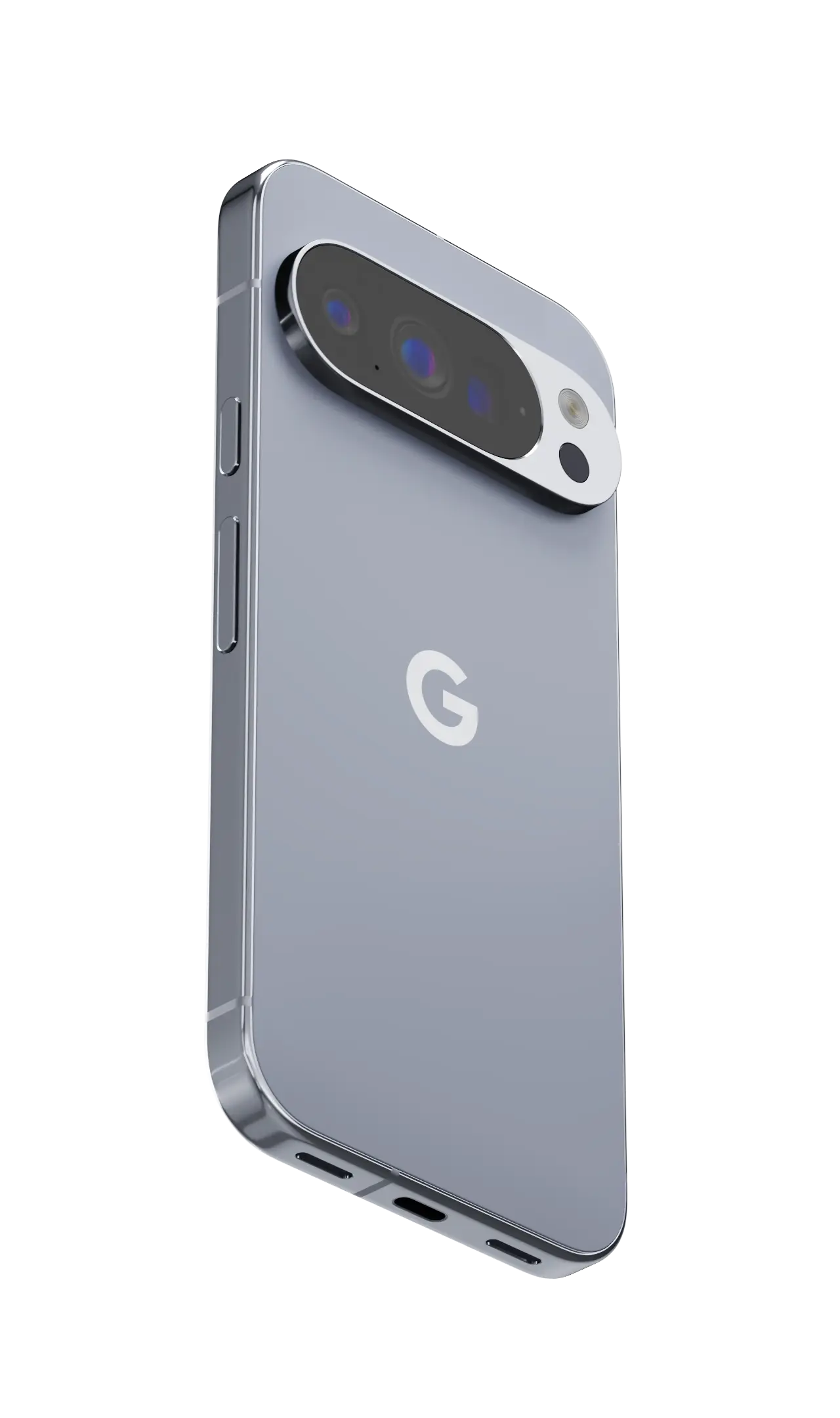 Different Android phones animate in and out.