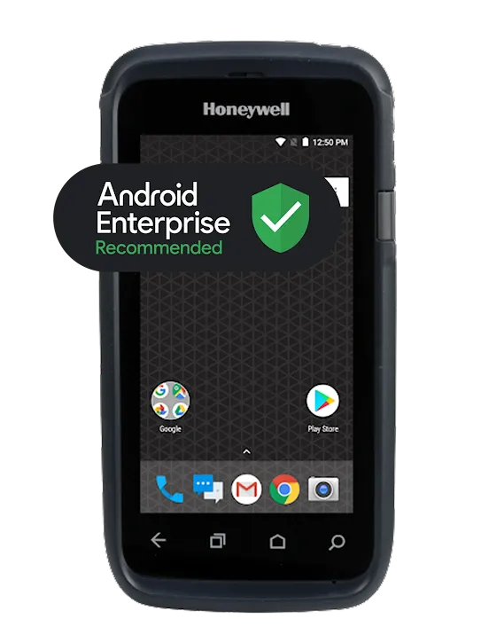 Honeywell Dolphin CT60 with Android Enterprise Recommended Badge