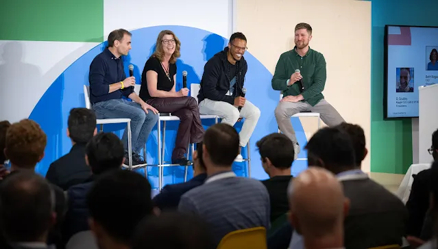 Group of people on a stage.