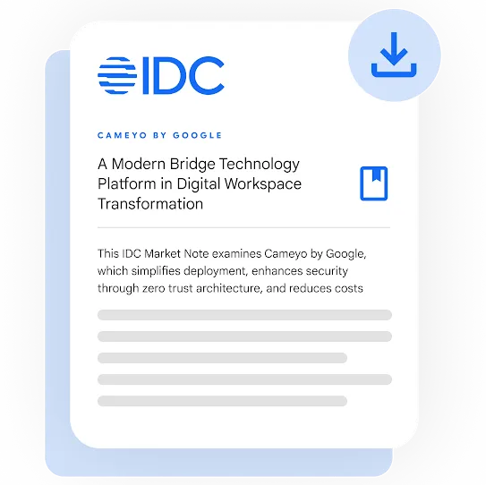 IDC-Market Report Cameyo