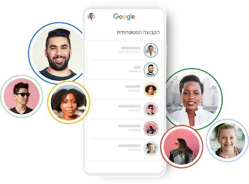 תצוגת הקבוצה המשפחתית של מנהל/ת הקבוצה המשפחתית