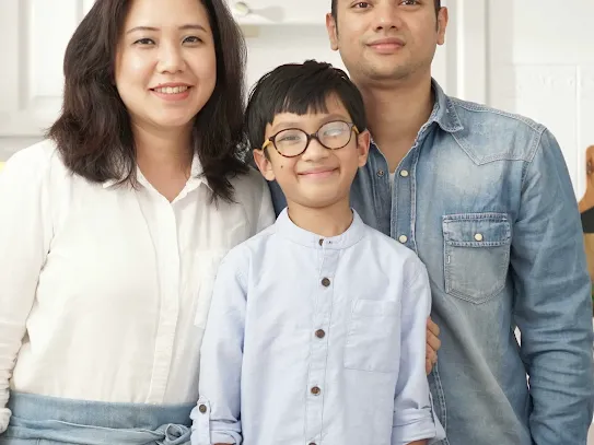 Khin and her family