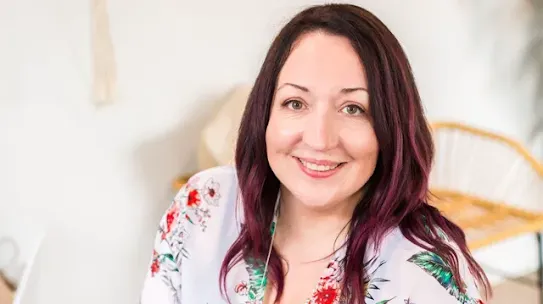 headshot of female founder smiling 