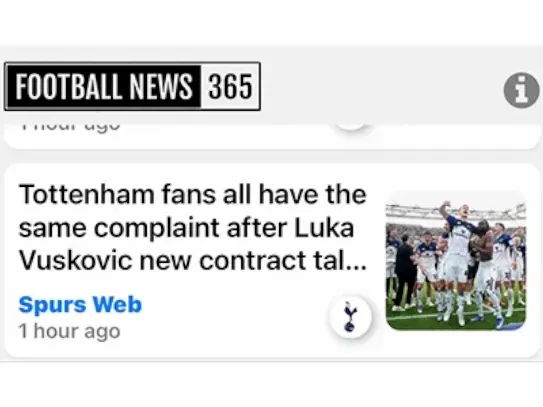 The FootballNews365 app brings club news, matches, league updates into one free, ad-supported experience.