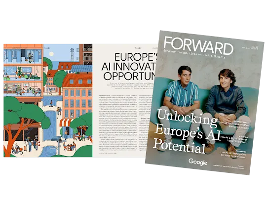The FORWARD magazine and one of its articles