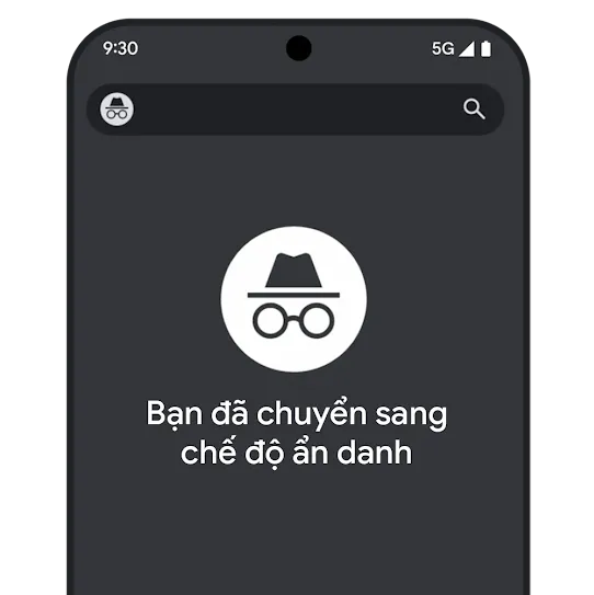 Thẻ ẩn danh trên trình duyệt Chrome