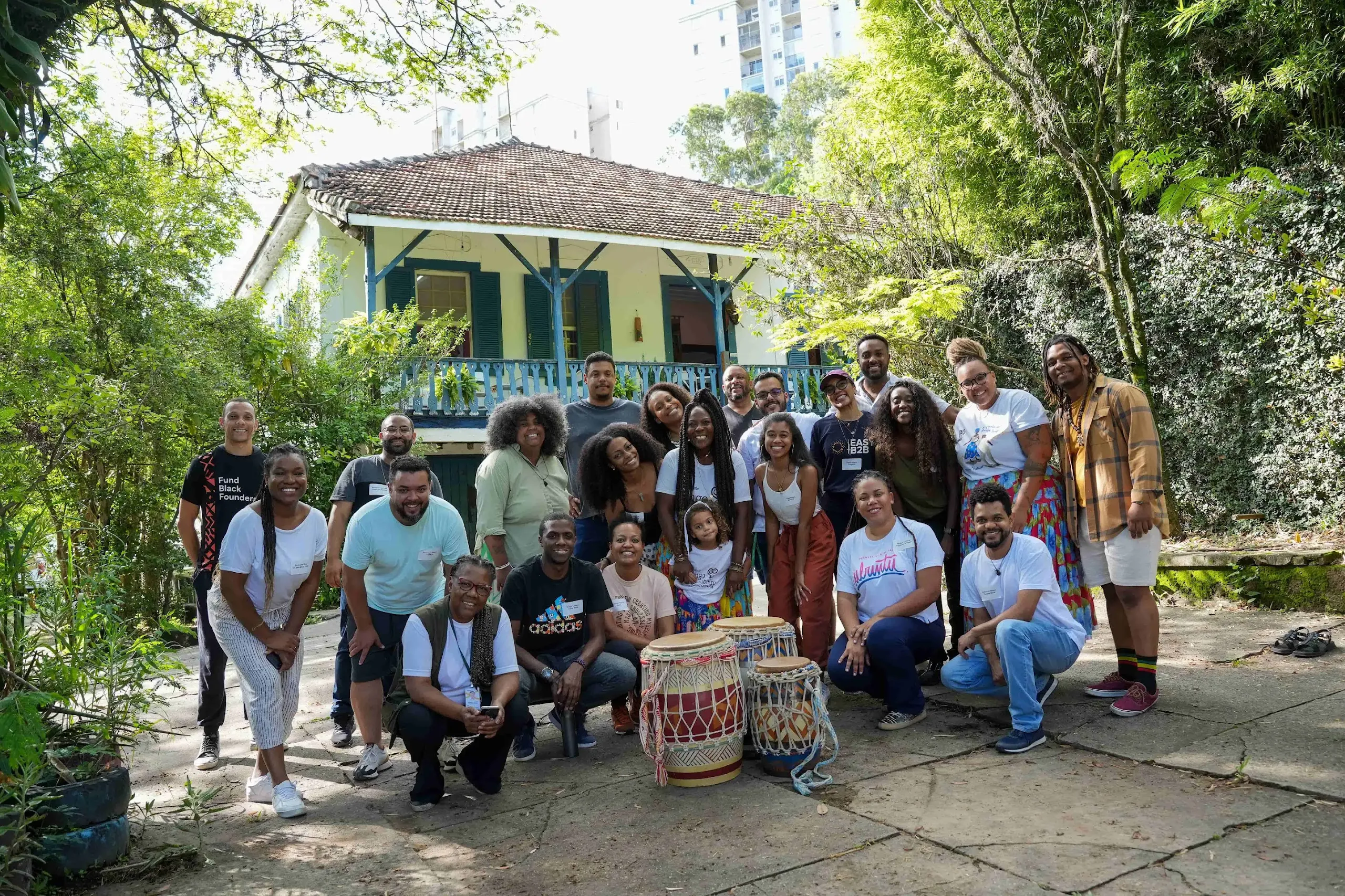 Experiência Quilombo realizada por fundadores e fundadoras de startups investidas pelo Black Founders Fund