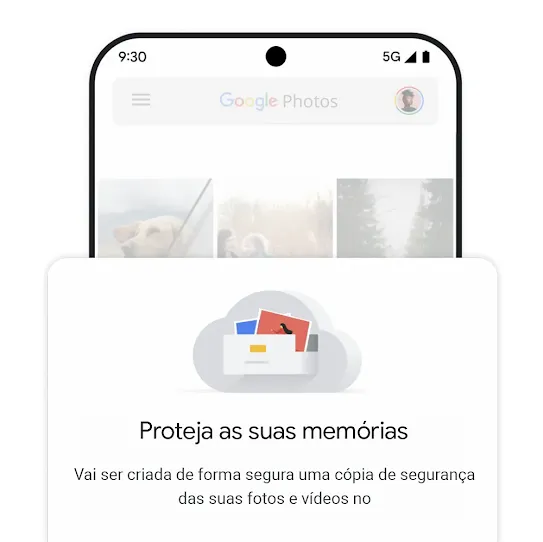 Gráfico de cópia de segurança