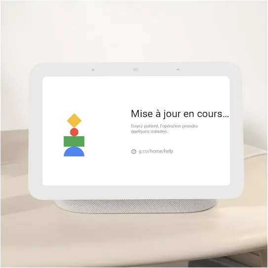 Appareil en cours de mise à jour