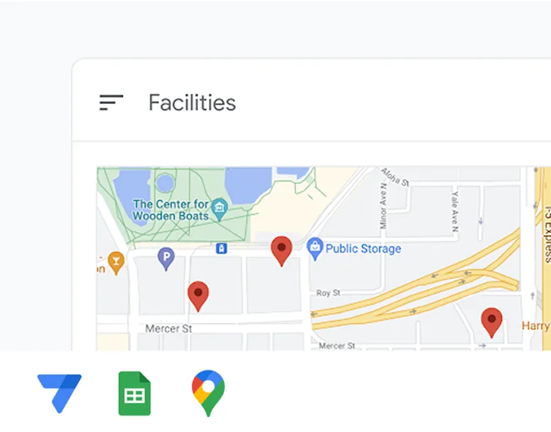 Track company assets across facilities
