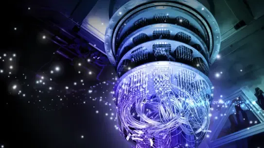 visualization with wires, technologies, and stars