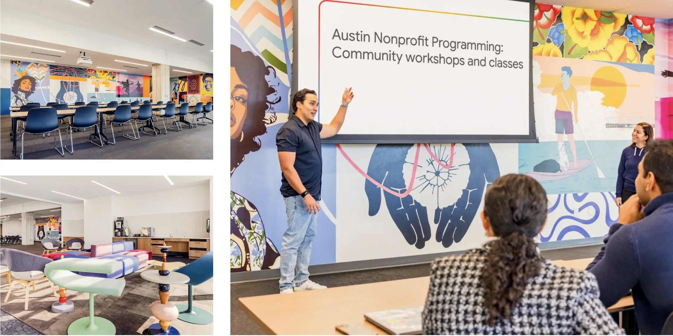 Austin community spaces image mosaic