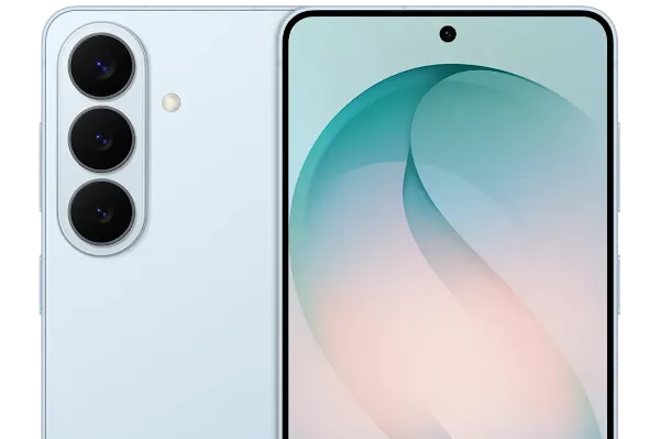 A front and back angle of a Galaxy S26+ phone. 