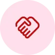Handshake smiley