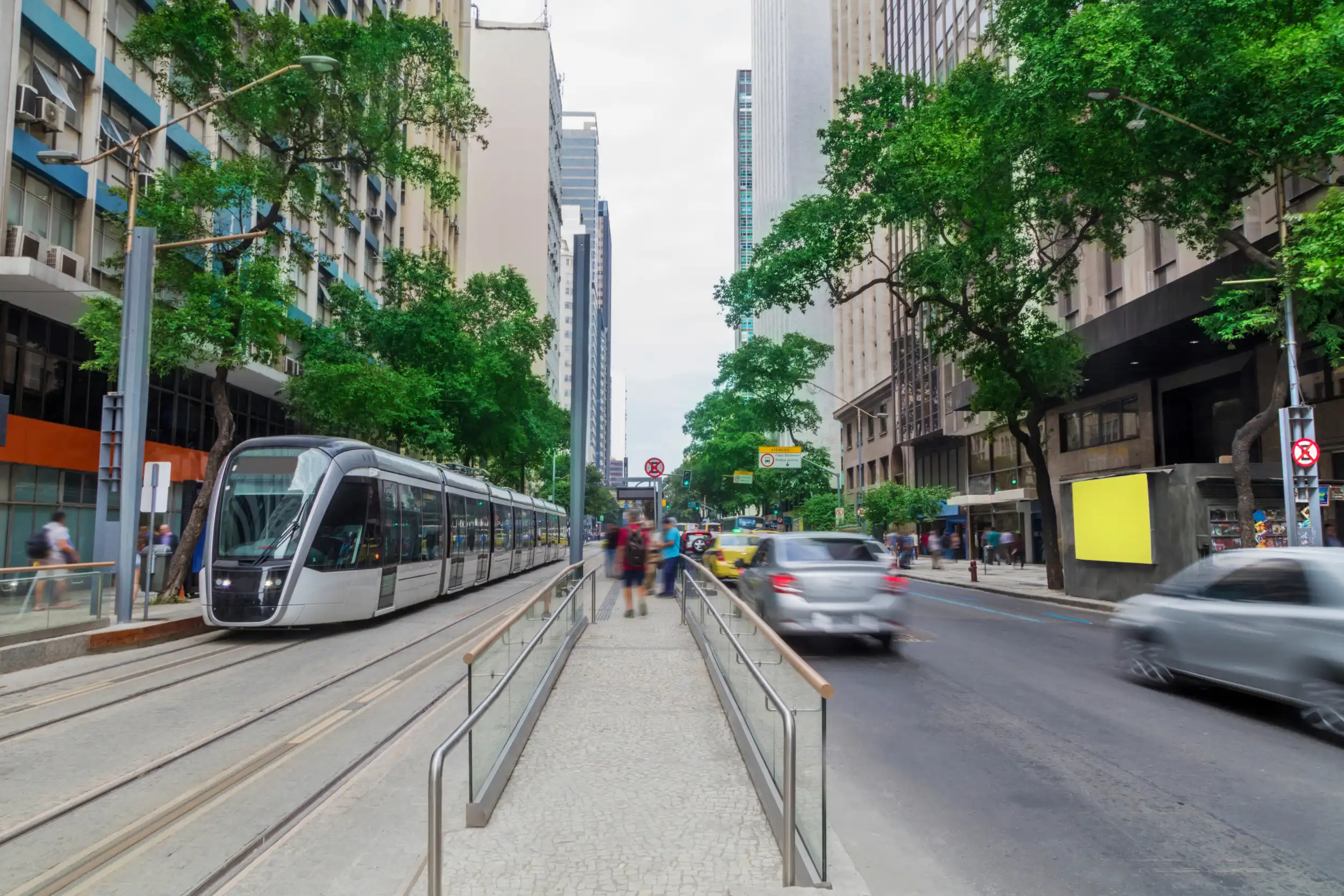 The new Rio Branco Avenue in Rio