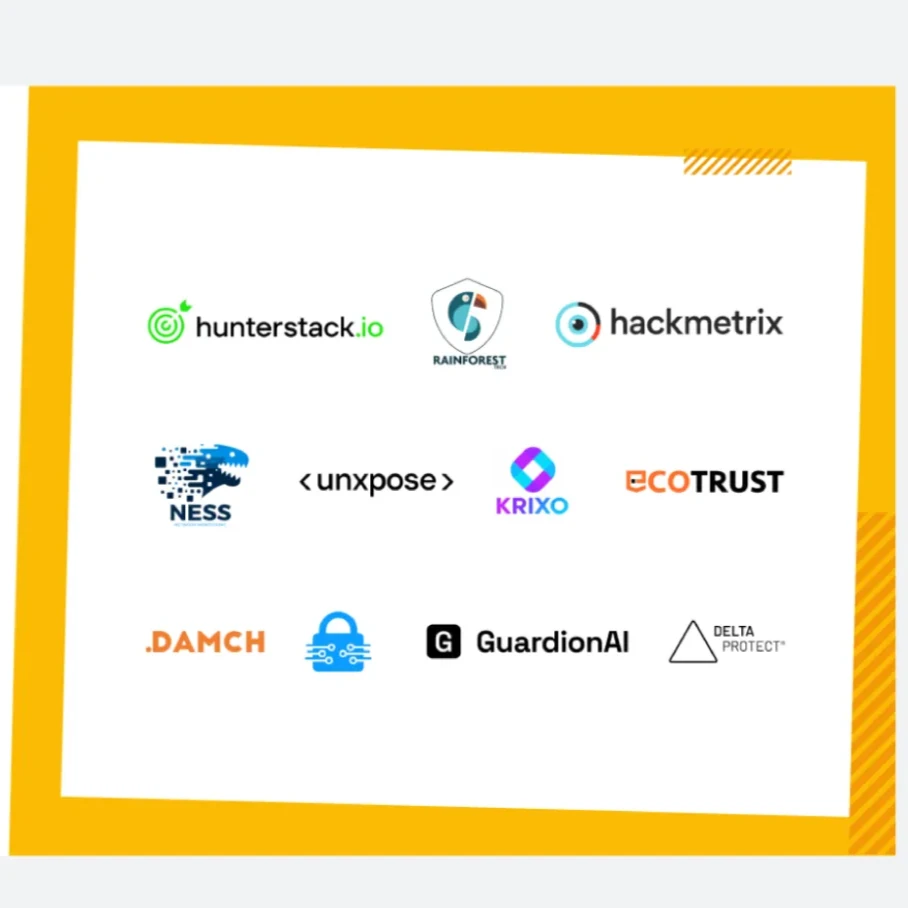 Google for Startups Accelerator: AI for Cybersecurity Class of 2025 with ten partner logos.