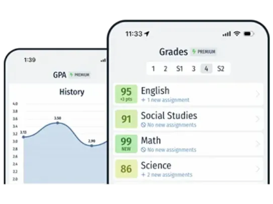 GradePro brings grades, attendance, and class progress all into one mobile app.
