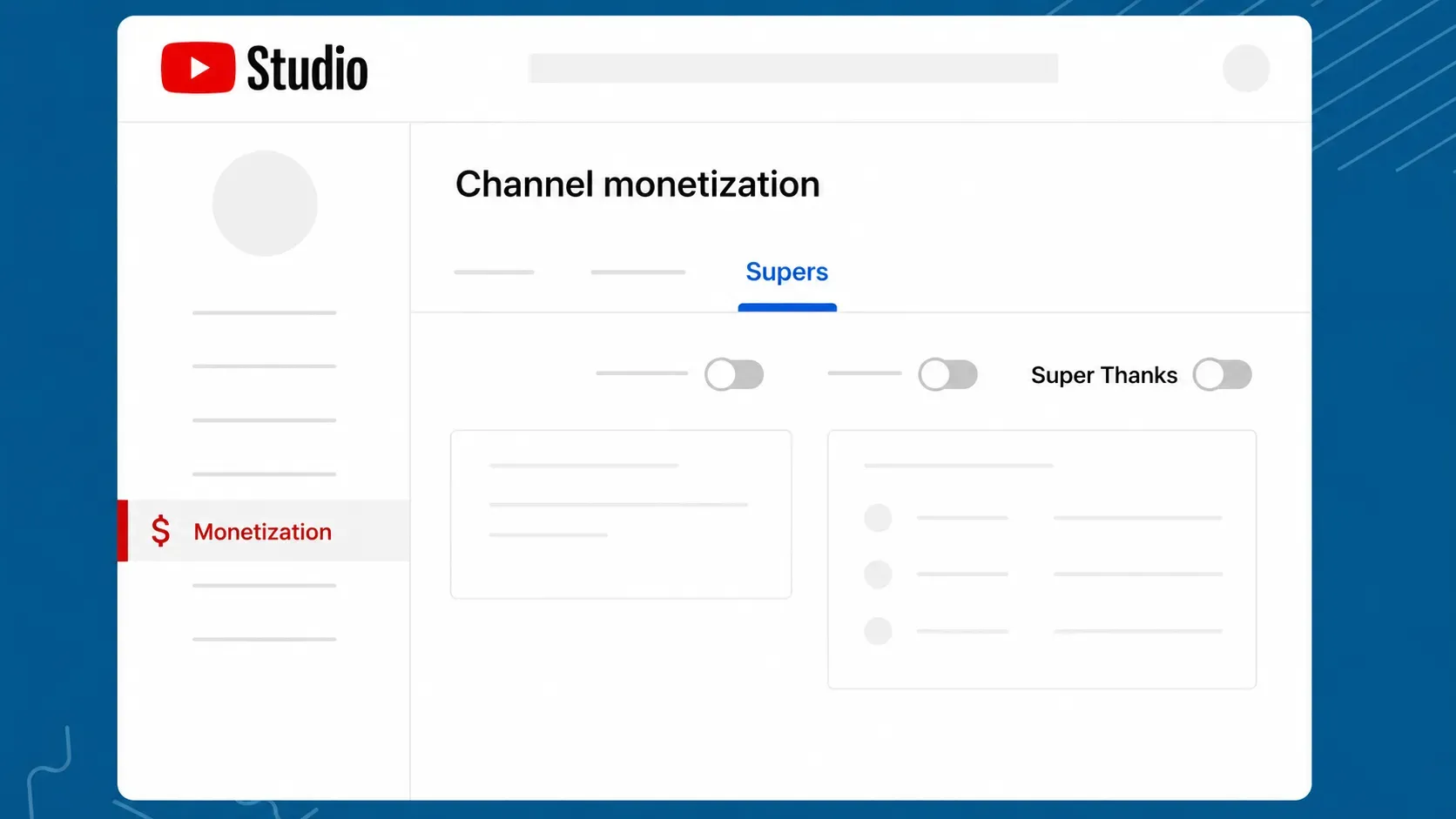 Studio Channel monetization