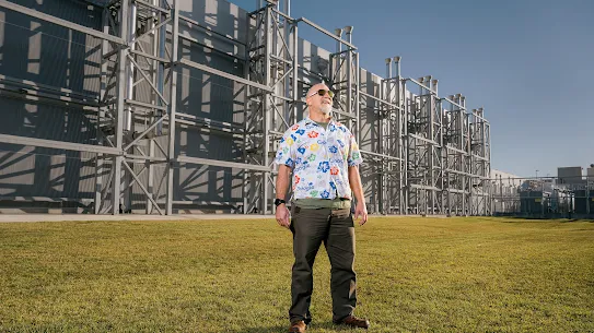 Man standing in the grass