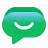 Le logo Google&nbsp;Chat, une bulle de texte multicolore.