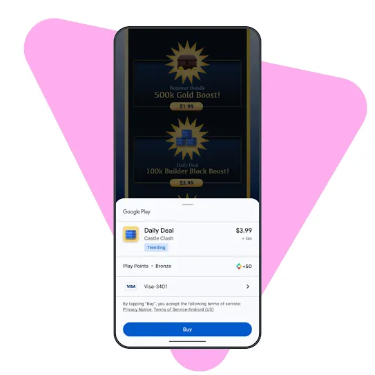 Pixel phone show the new badges for a top-selling in-app purchase on Google Play