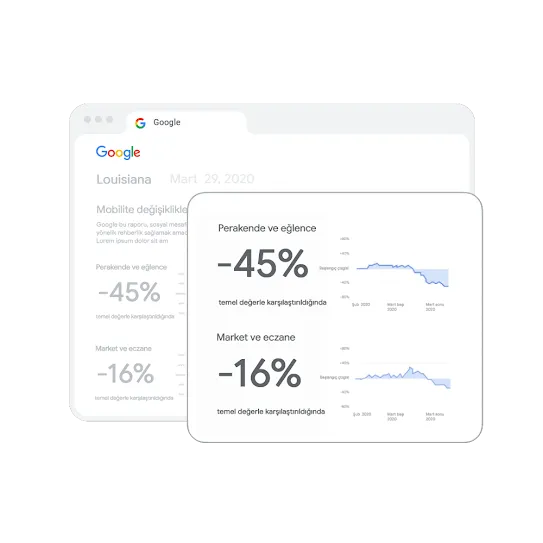 Grafik içeren tarayıcı penceresi