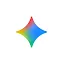 A four-pointed star icon featuring a vibrant color gradient of red, blue, yellow, and green, commonly used to represent Google's AI and Gemini features.