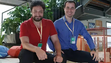 Amir e Marcos, fundadores da Foozi