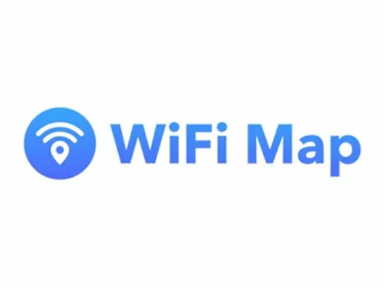 Logo for WiFi Map - an app that helps people find WiFi hotspots and other essential travel information on the go